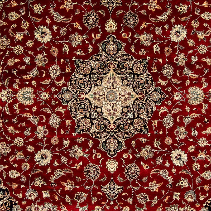 Ziegler Carpet - 366 x 277 cm - mörkröd