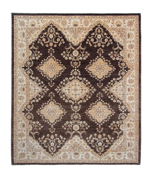 Ziegler Carpet - 300 x 246 cm - mörkbrun