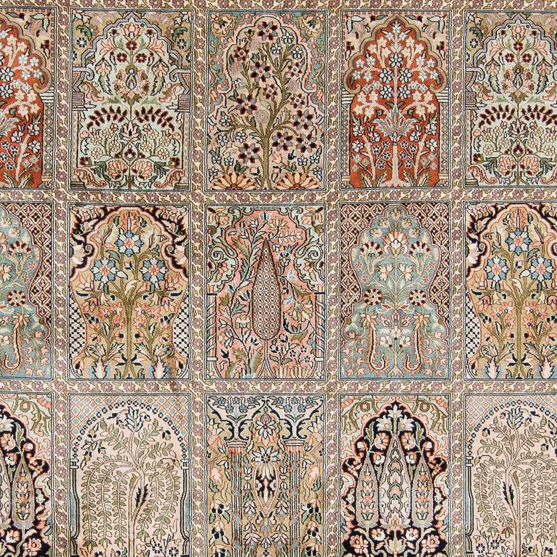 Sidenmatta - Kashmir Silk - 336 x 251 cm - flerfärgad