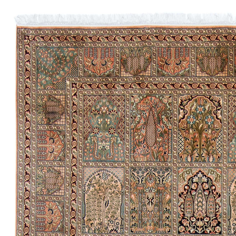 Sidenmatta - Kashmir Silk - 336 x 251 cm - flerfärgad