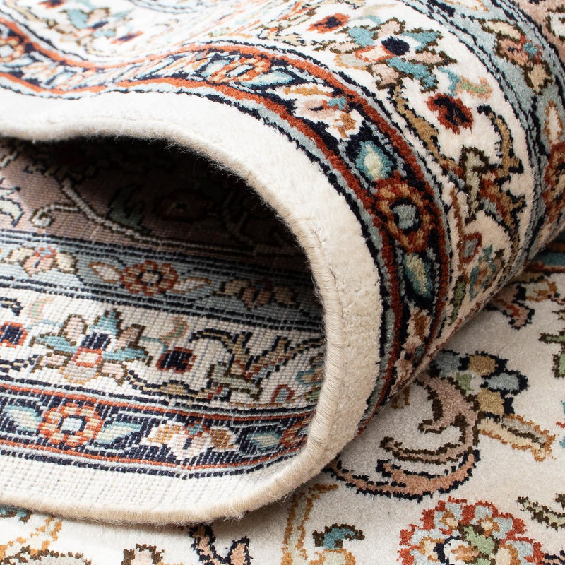 Sidenmatta - Kashmir Silk kvadrat  - 246 x 243 cm - beige