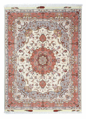 Persisk matta - Tabriz - Royal - 196 x 153 cm - beige
