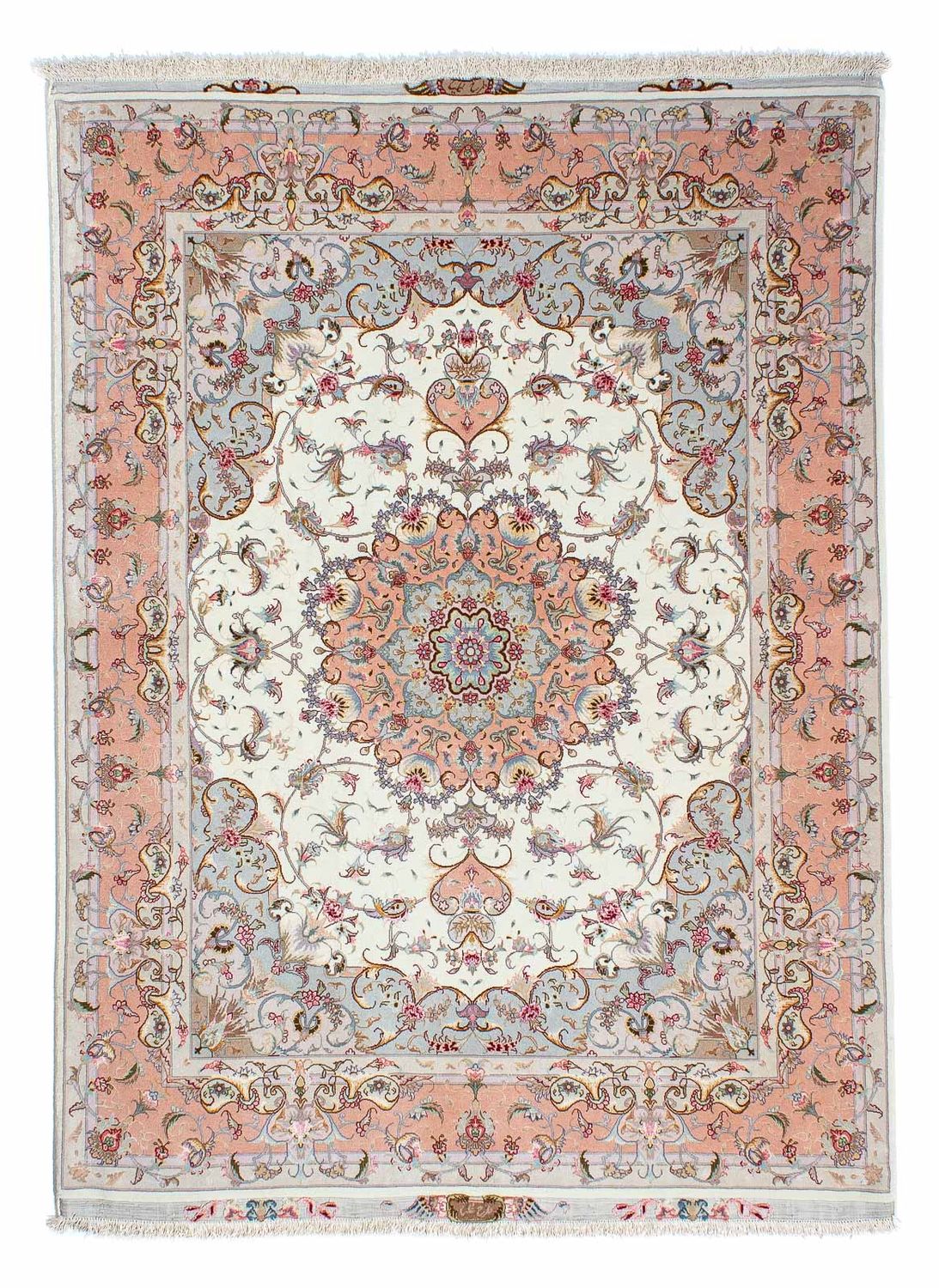 Persisk matta - Tabriz - Royal - 203 x 152 cm - beige