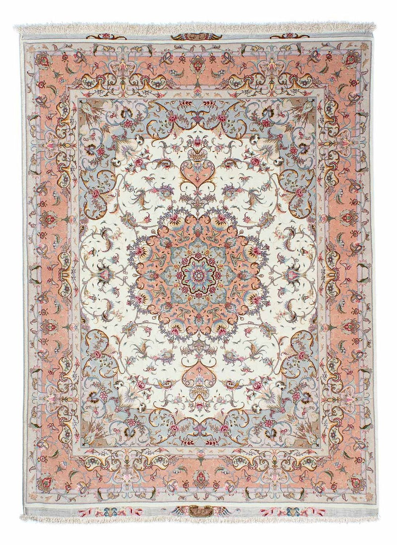 Persisk matta - Tabriz - Royal - 203 x 152 cm - beige