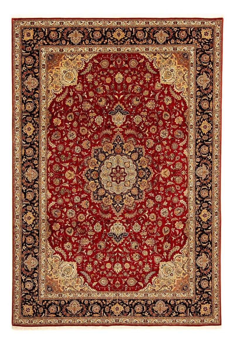 Persisk matta - Tabriz - Royal - 350 x 245 cm - mörkröd