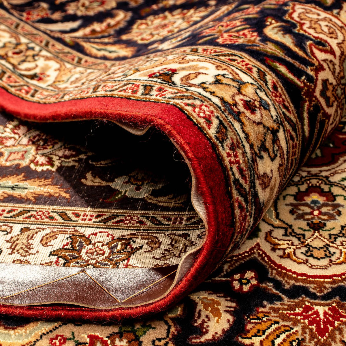 Persisk matta - Tabriz - Royal - 350 x 245 cm - mörkröd