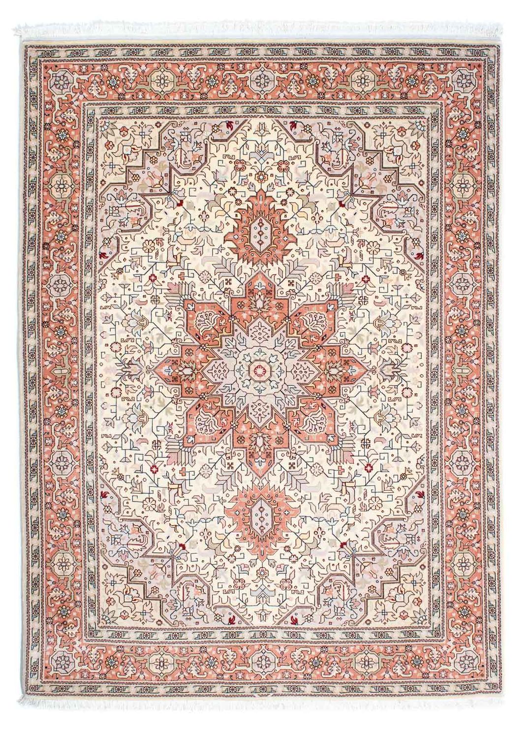 Persisk matta - Tabriz - Royal - 211 x 151 cm - beige