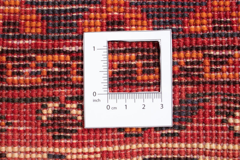 Persisk matta - Nomadic - 297 x 207 cm - mörkröd