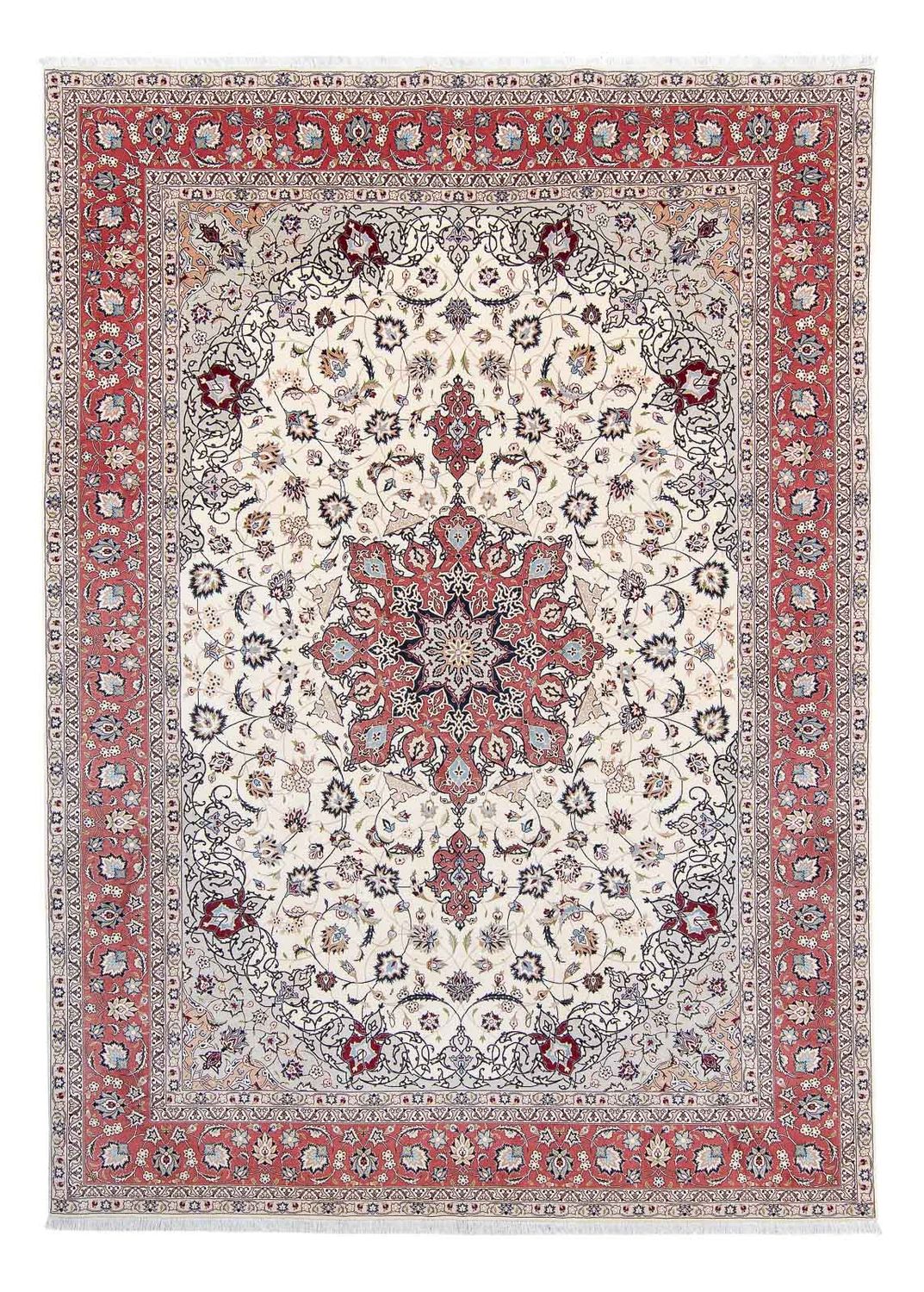 Persisk matta - Tabriz - Royal - 357 x 251 cm - beige