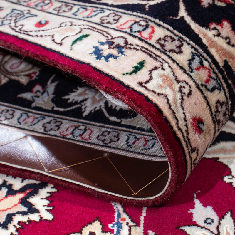 Persisk matta - Tabriz - Royal - 204 x 153 cm - mörkröd