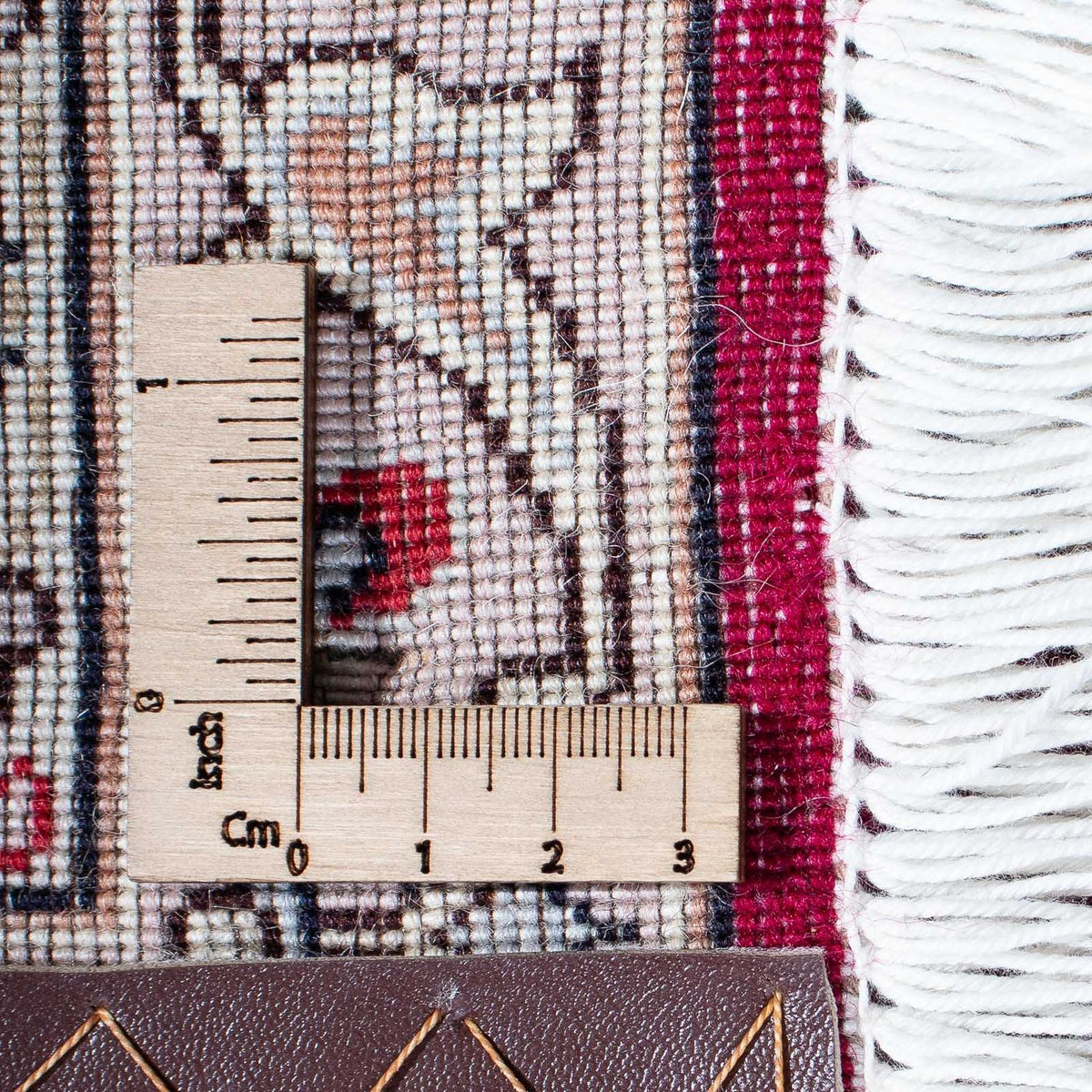 Persisk matta - Tabriz - Royal - 204 x 153 cm - mörkröd