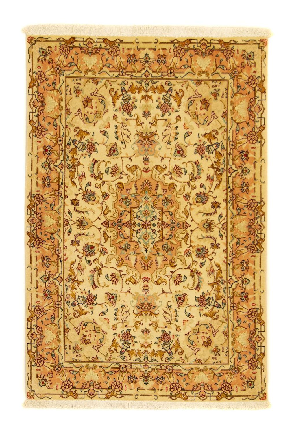 Persisk matta - Tabriz - Royal - 150 x 101 cm - beige