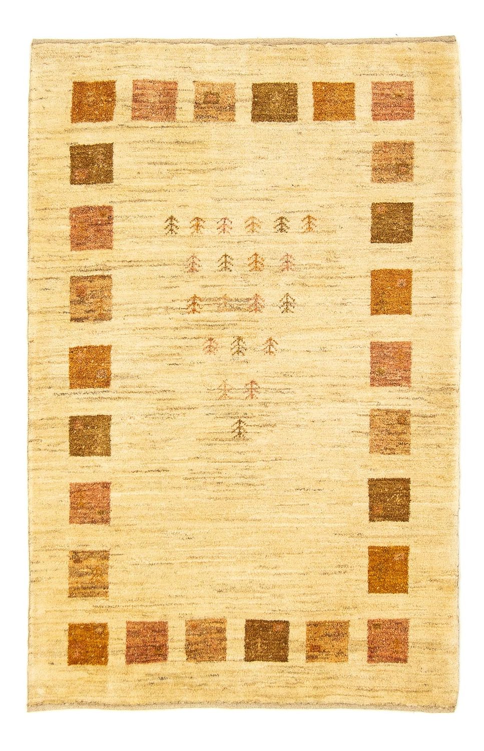 Gabbeh-matta - persisk - 148 x 103 cm - beige