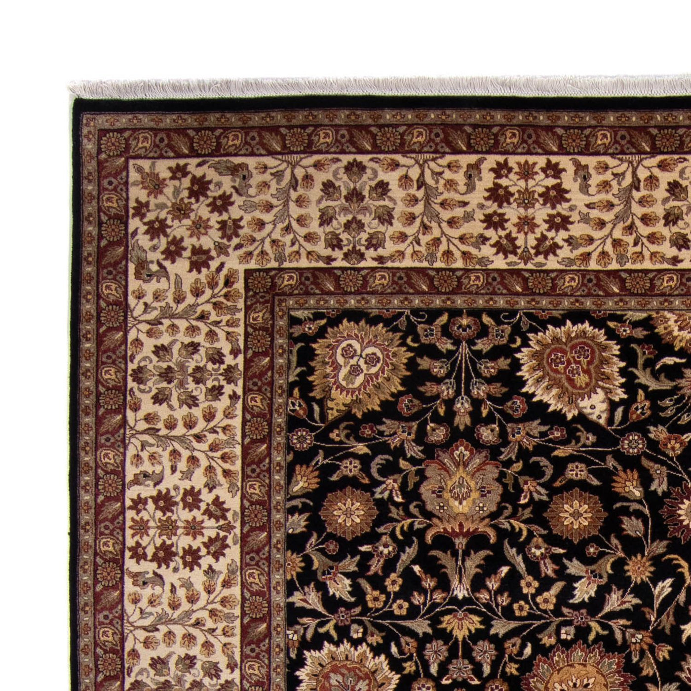 Persisk matta - Tabriz - 312 x 244 cm - mörkblå