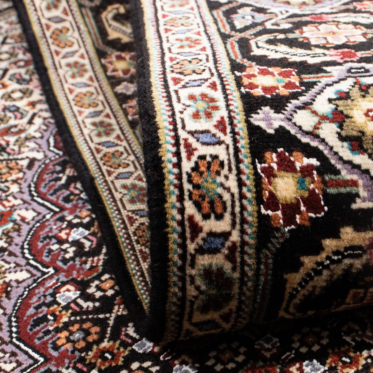 Persisk matta - Tabriz - 235 x 176 cm - mörkblå