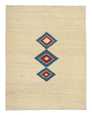 Gabbeh-matta - persisk - 188 x 145 cm - beige
