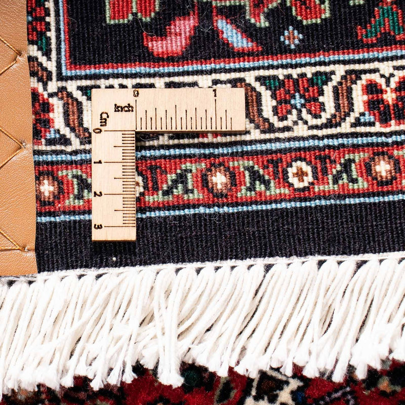 Persisk matta - Bijar - 248 x 148 cm - mörkröd