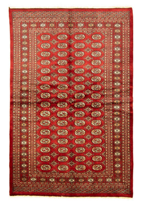 Afghansk matta - Bukhara - 223 x 149 cm - röd