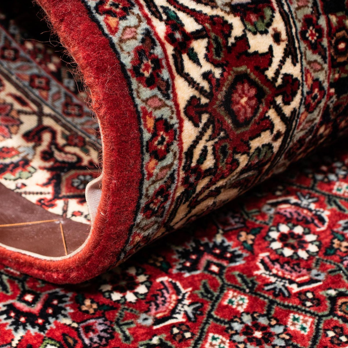 Runner Persisk matta - Bijar - 209 x 74 cm - mörkröd