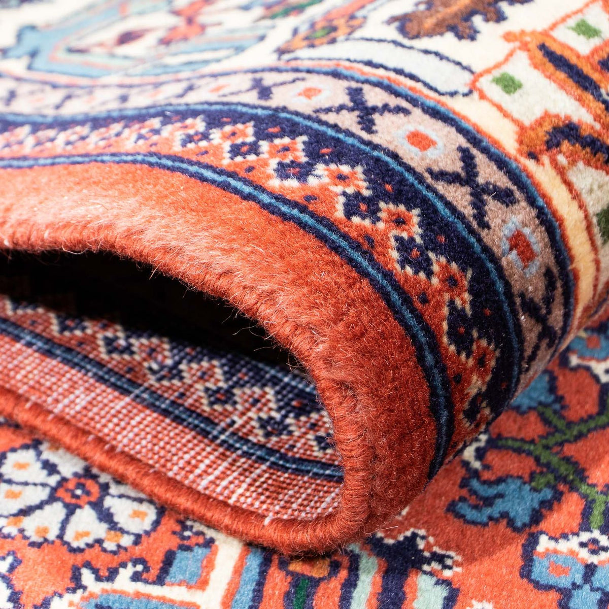 Persisk matta - Nomadic - 242 x 169 cm - ljusröd