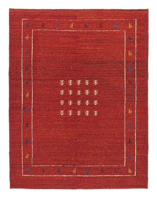 Gabbeh-matta - persisk - 194 x 146 cm - röd
