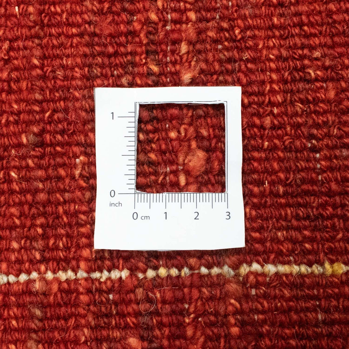 Gabbeh-matta - persisk - 194 x 146 cm - röd