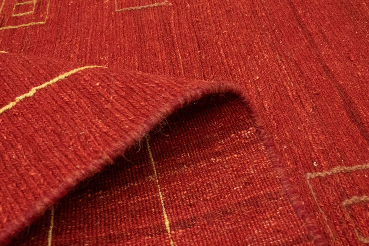 Gabbeh-matta - persisk - 196 x 143 cm - röd