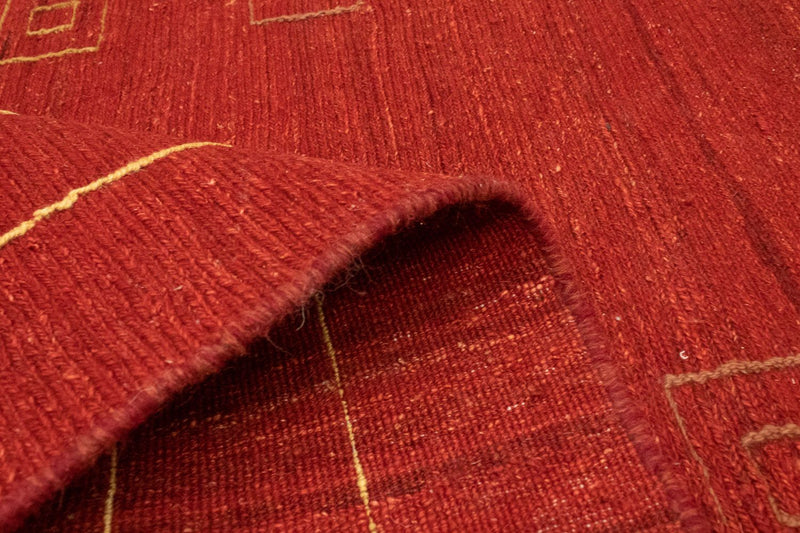 Gabbeh-matta - persisk - 196 x 143 cm - röd