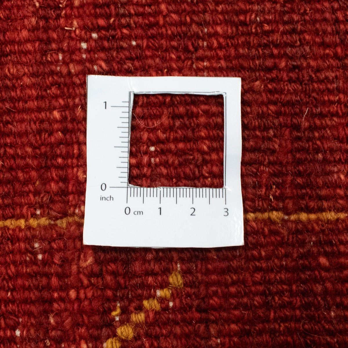 Gabbeh-matta - persisk - 196 x 146 cm - röd