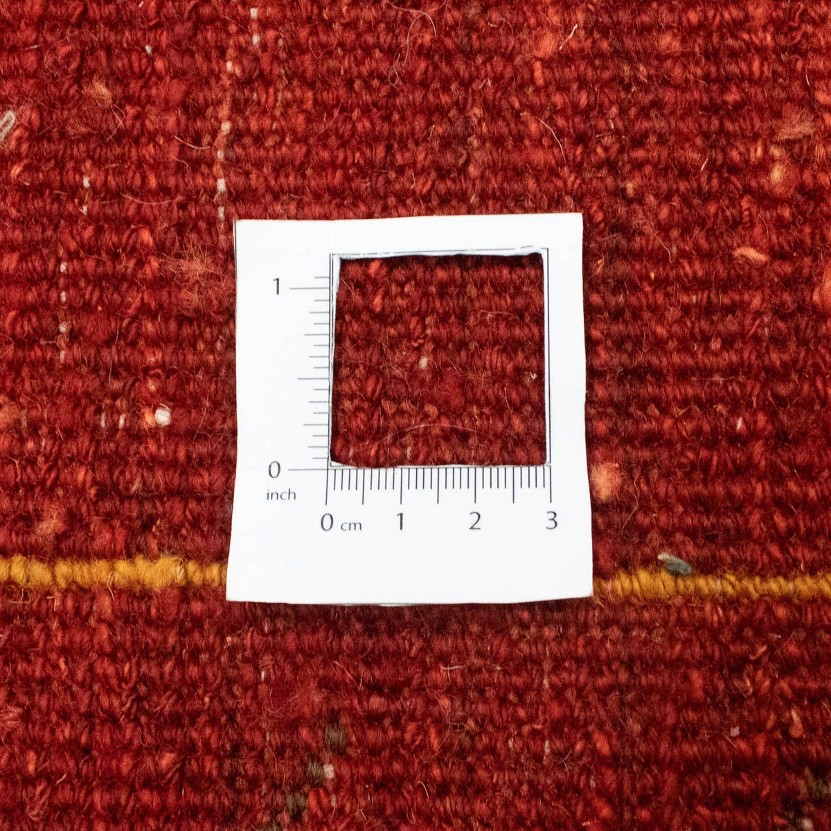 Gabbeh-matta - persisk - 185 x 142 cm - röd