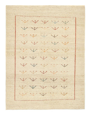 Gabbeh-matta - persisk - 195 x 144 cm - beige