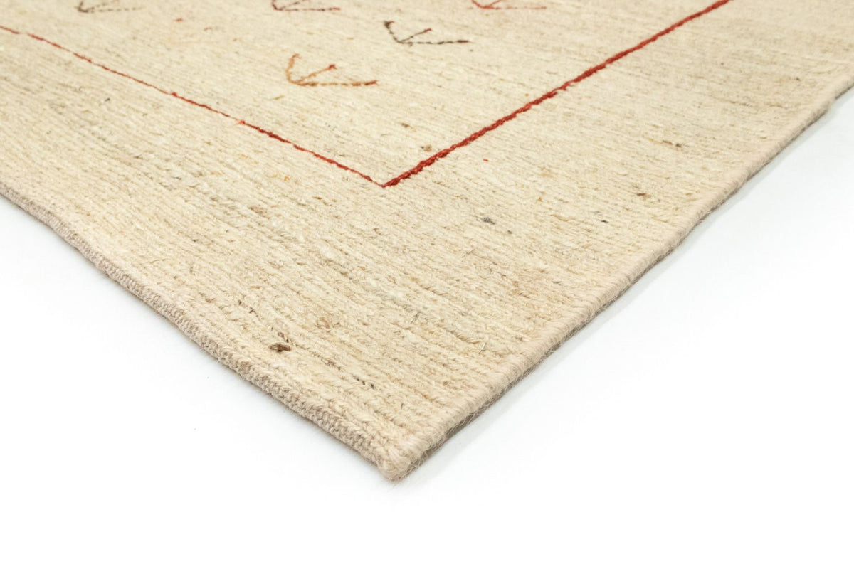 Gabbeh-matta - persisk - 195 x 144 cm - beige