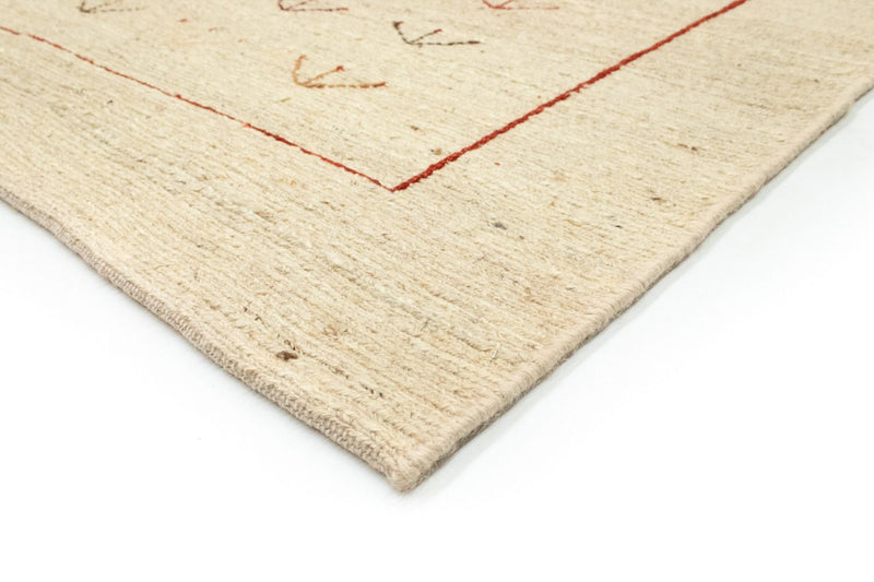 Gabbeh-matta - persisk - 195 x 144 cm - beige