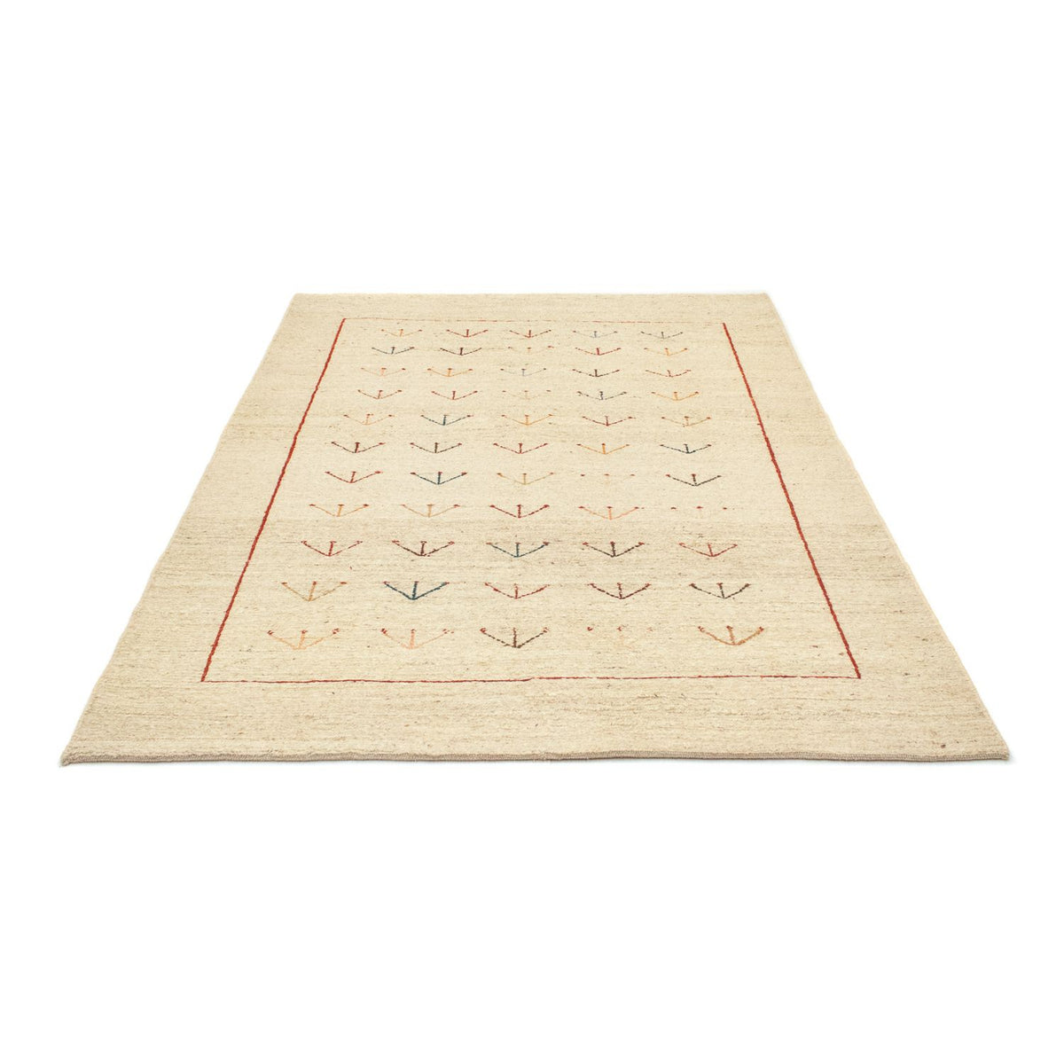 Gabbeh-matta - persisk - 195 x 144 cm - beige