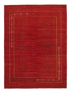 Gabbeh-matta - persisk - 197 x 144 cm - röd