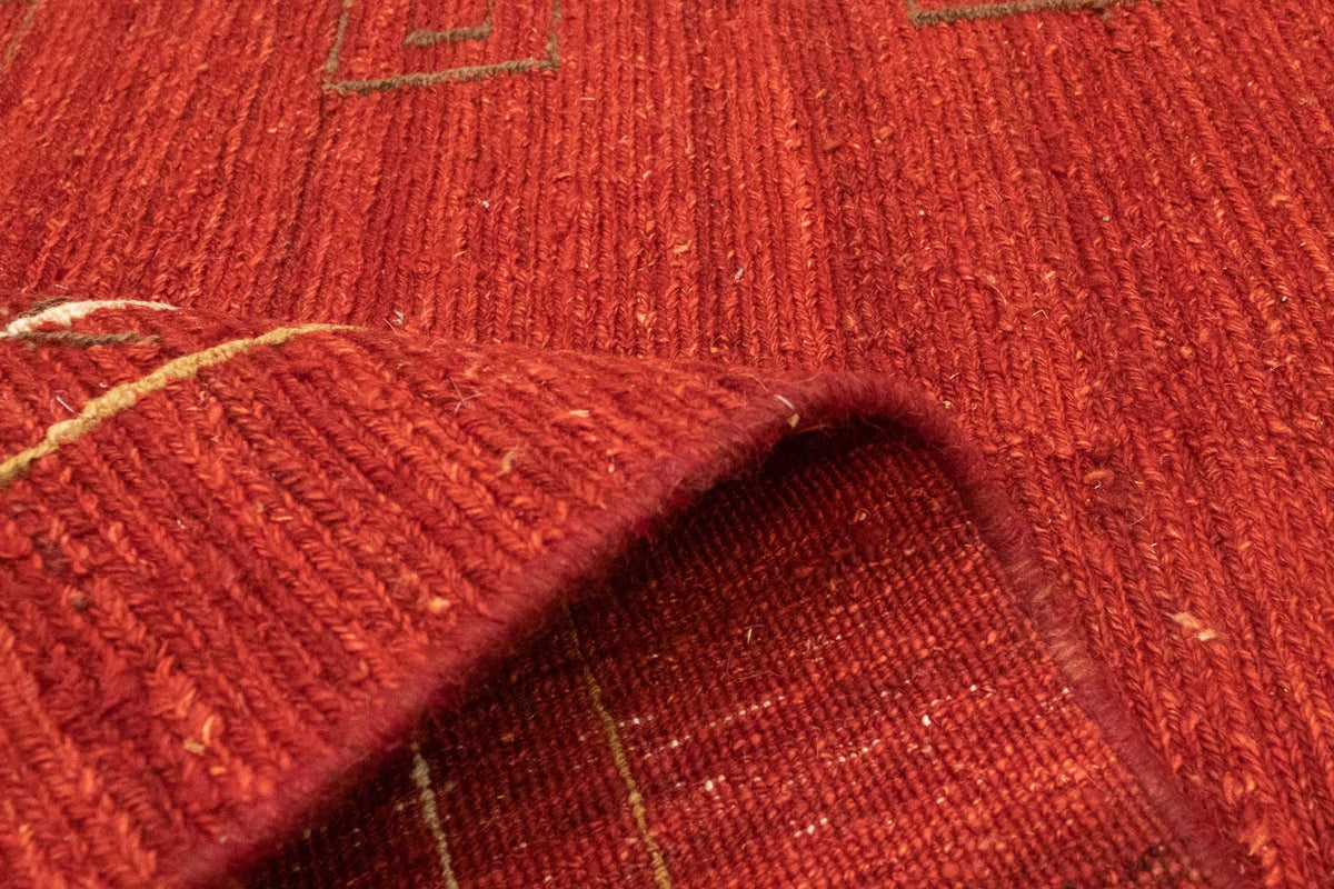 Gabbeh-matta - persisk - 197 x 144 cm - röd