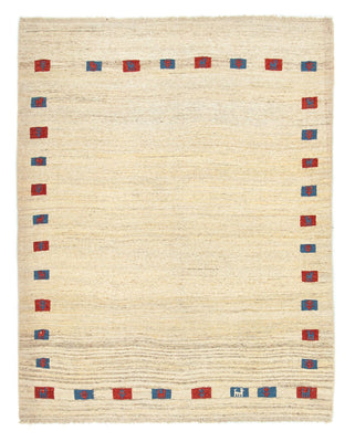 Gabbeh-matta - persisk - 196 x 156 cm - beige