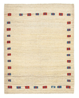 Gabbeh-matta - persisk - 196 x 156 cm - beige