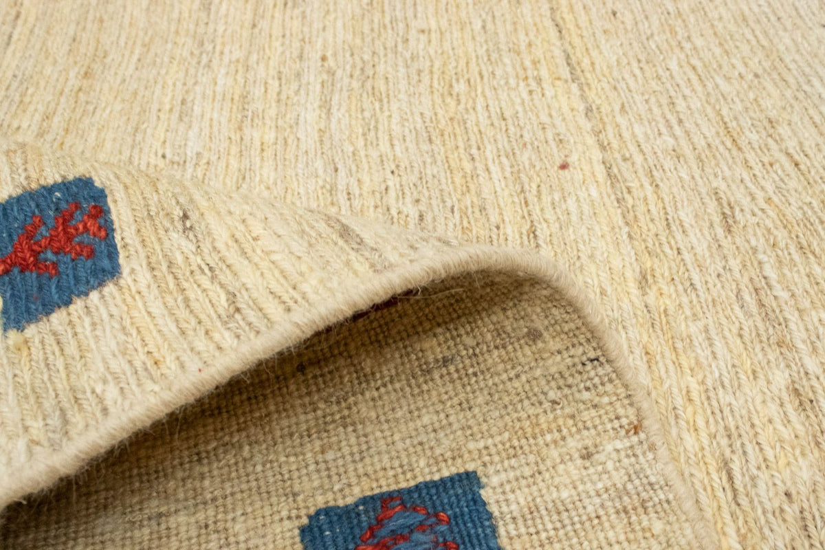 Gabbeh-matta - persisk - 196 x 156 cm - beige