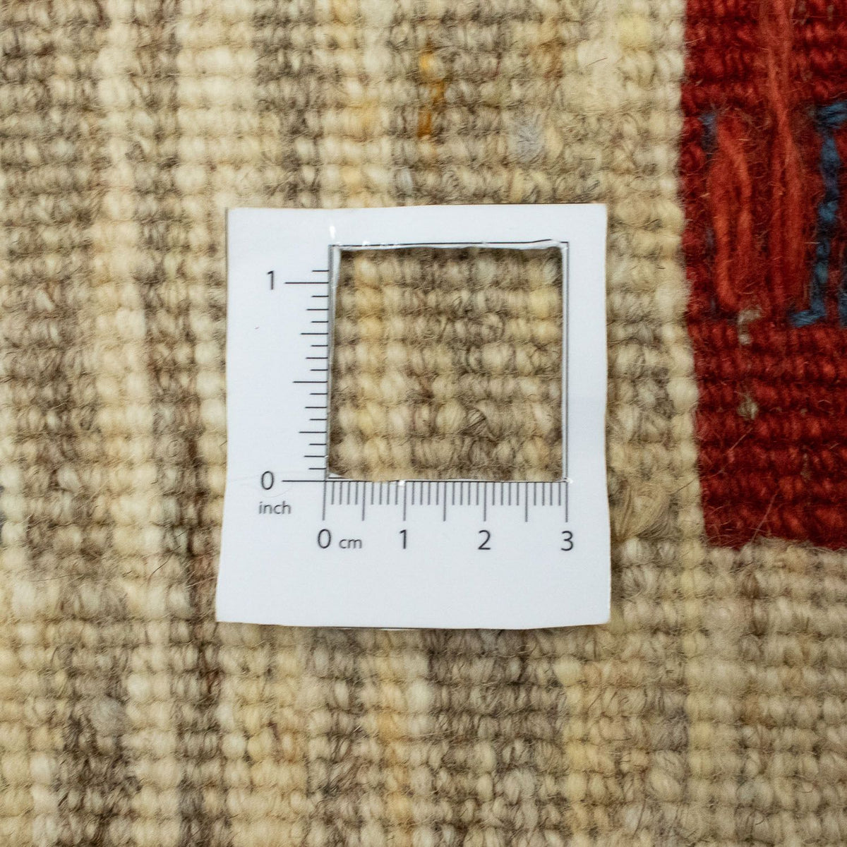 Gabbeh-matta - persisk - 196 x 156 cm - beige