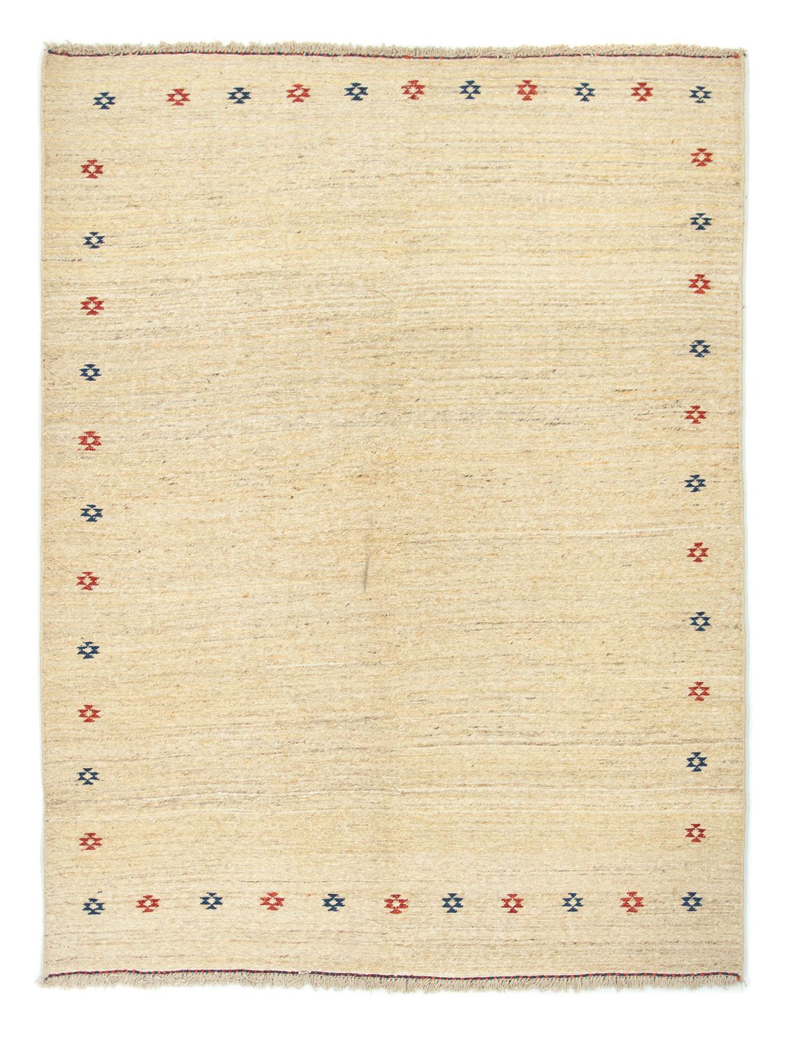 Gabbeh-matta - persisk - 198 x 150 cm - beige
