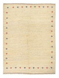 Gabbeh-matta - persisk - 198 x 150 cm - beige
