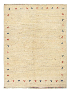 Gabbeh-matta - persisk - 198 x 150 cm - beige
