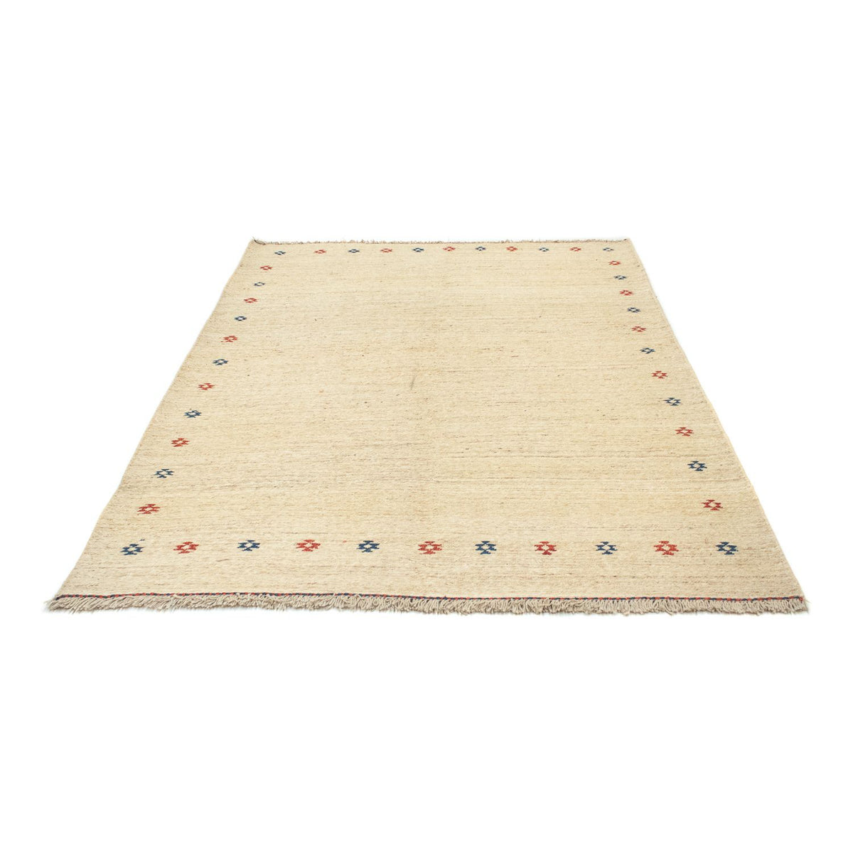 Gabbeh-matta - persisk - 198 x 150 cm - beige