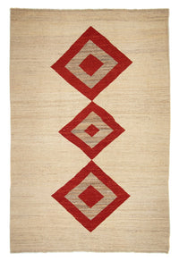 Gabbeh-matta - persisk - 292 x 196 cm - beige