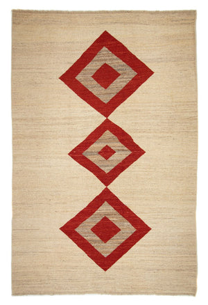 Gabbeh-matta - persisk - 292 x 196 cm - beige
