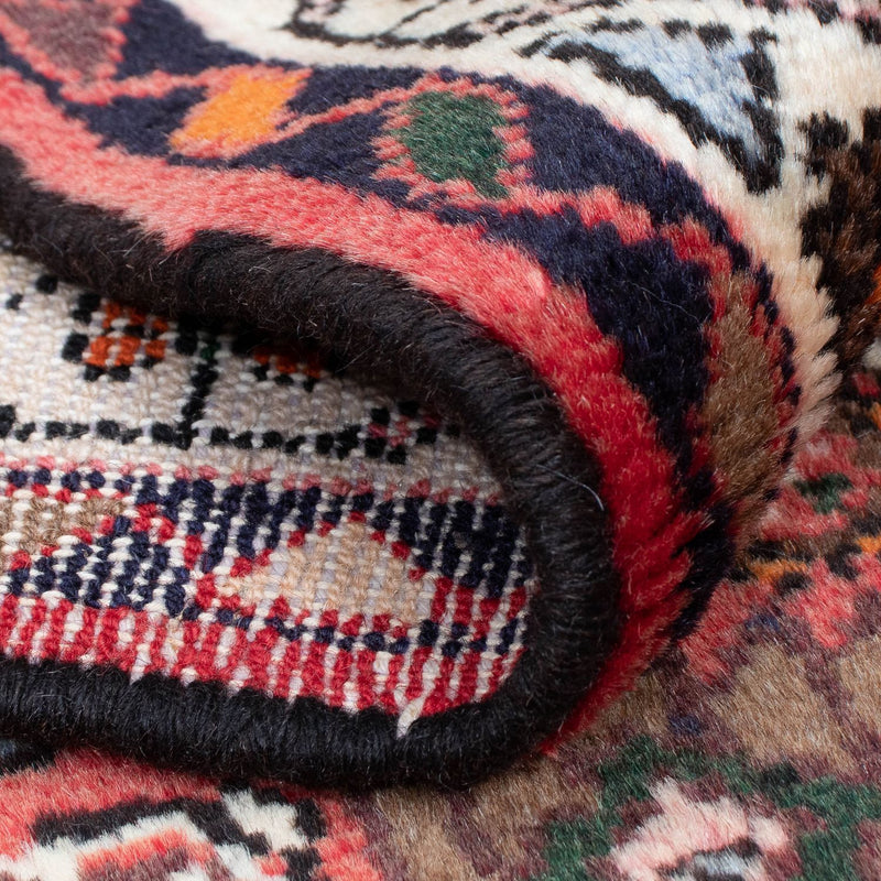 Runner Persisk matta - Nomadic - 343 x 83 cm - mörkröd