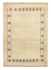 Gabbeh-matta - persisk - 206 x 147 cm - beige