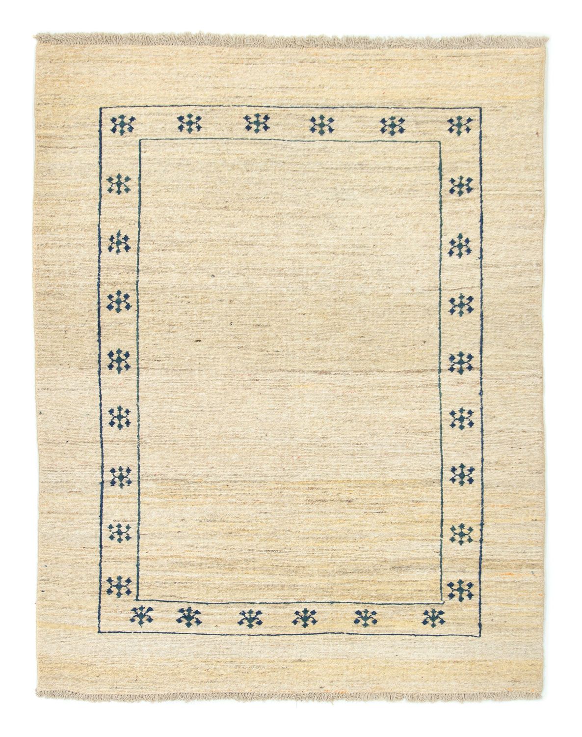 Gabbeh-matta - persisk - 193 x 145 cm - beige