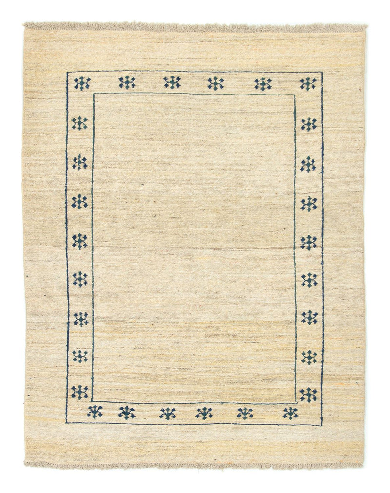 Gabbeh-matta - persisk - 193 x 145 cm - beige